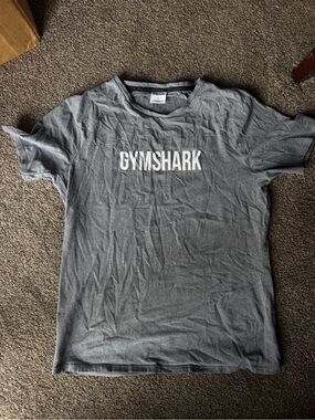 Gymshark Gray Crewneck Logo T-Shirt